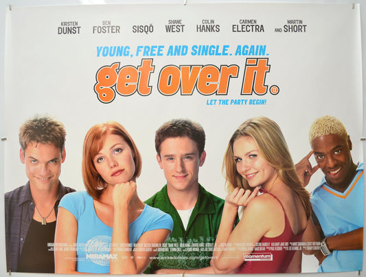 Get Over It - Original Quad Poster - Film Poster - Movie Poster