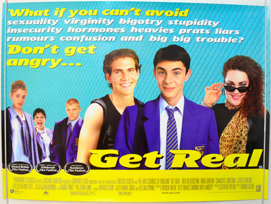 Get Real Original British Quad Poster - Film Poster - Movie Poster 