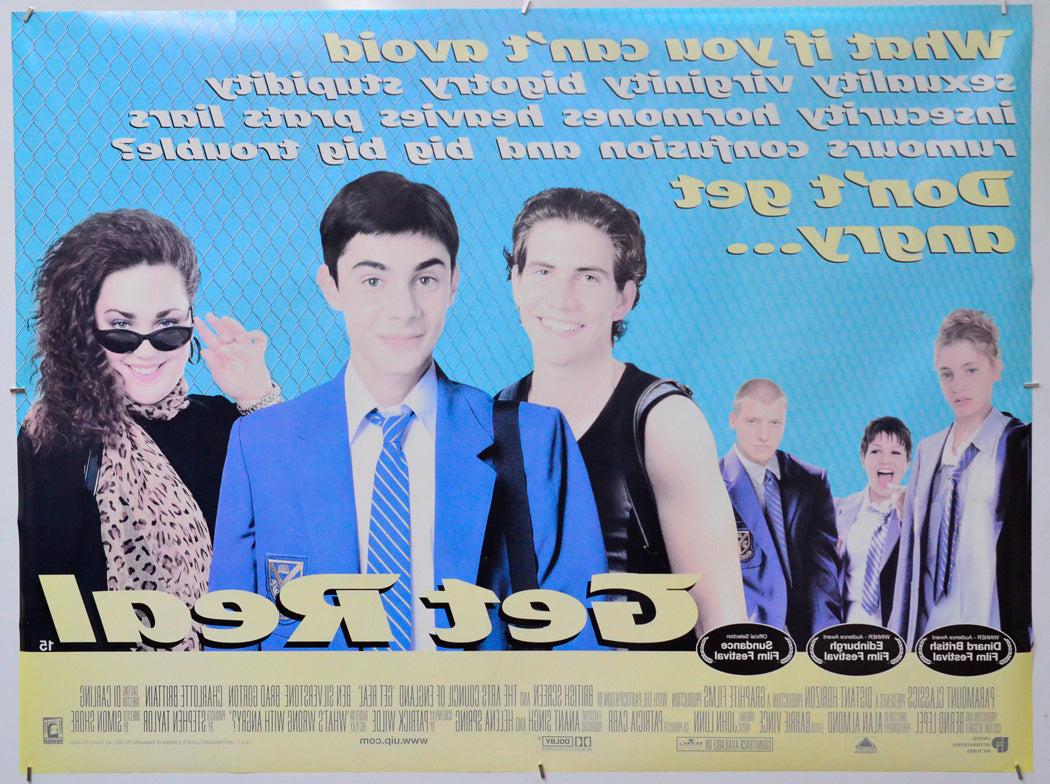 Get Real (Back) Cinema Quad Movie Poster 