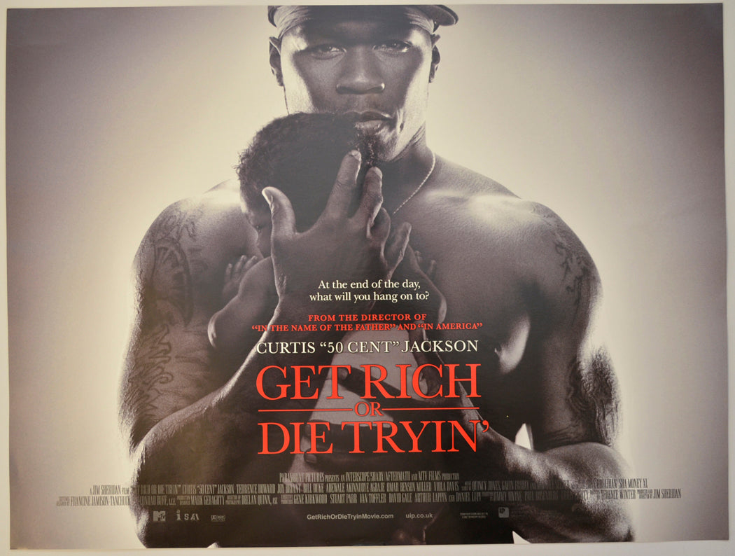 Get Rich Or Die Tryin' Original Mini Quad Poster - Film Poster - Movie Poster