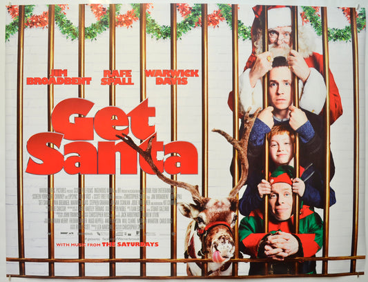 Get Santa  Original Quad Poster - Film Poster - Movie Poster