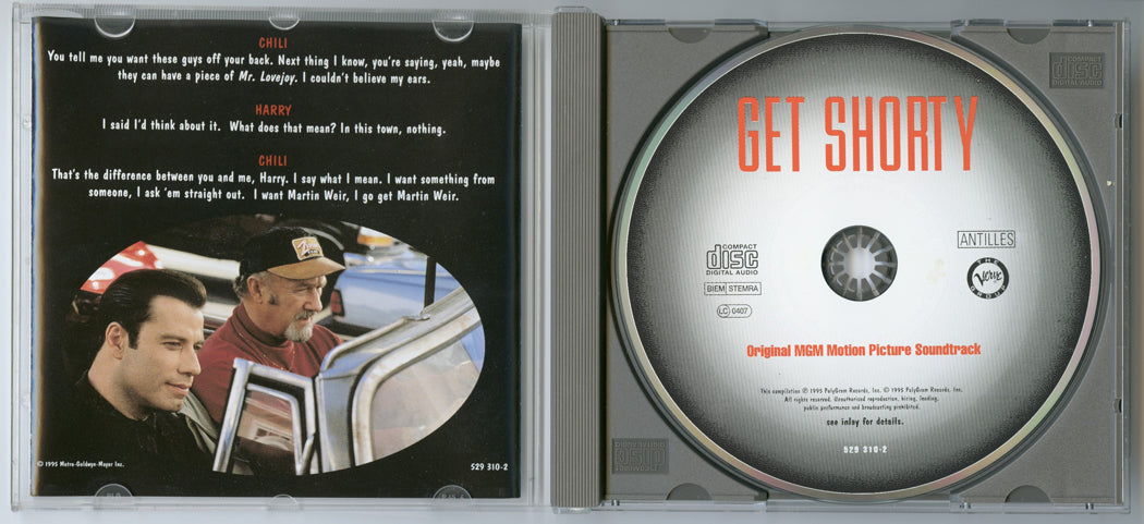 GET SHORTY Original CD Soundtrack (Inside) 