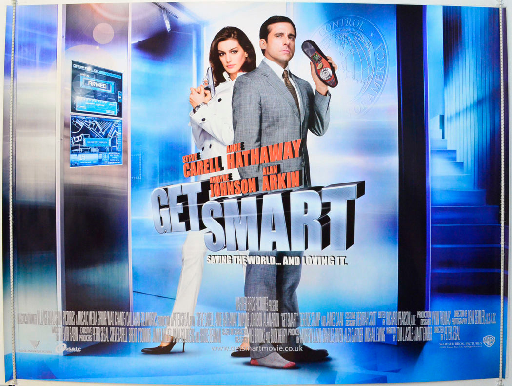 Get Smart Original British Quad Poster - Film Poster - Movie Poster 