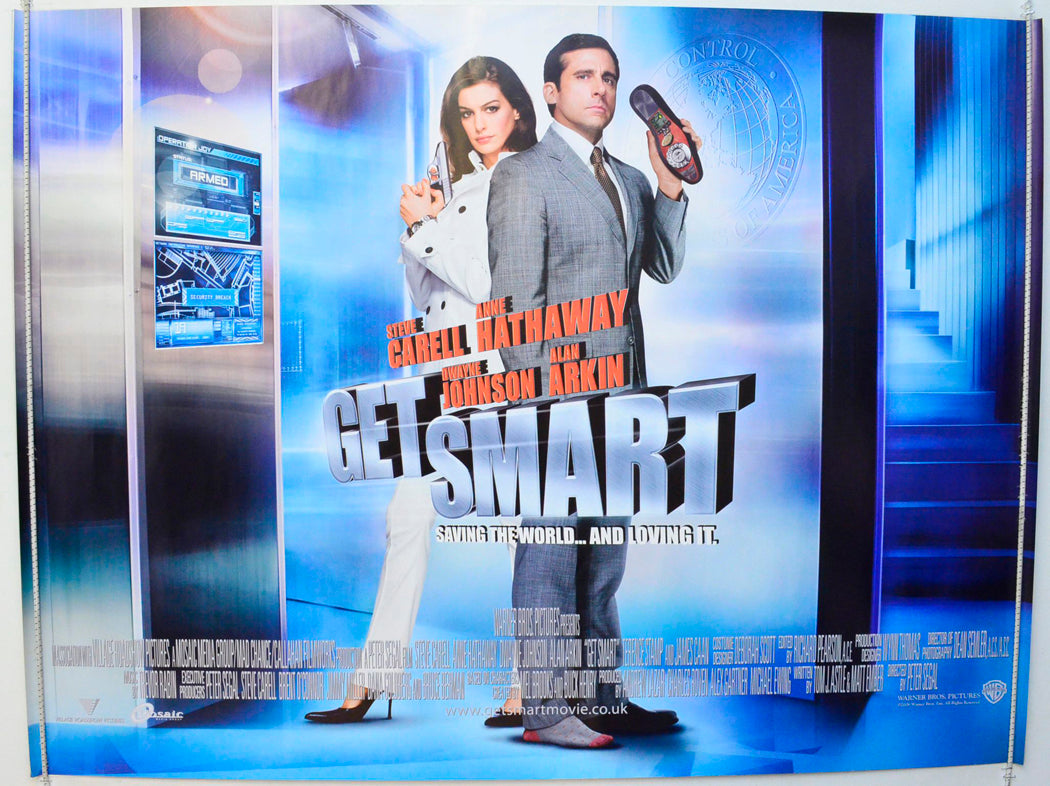 Get Smart Original British Quad Poster - Film Poster - Movie Poster 