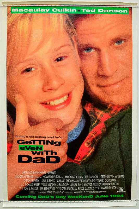 Getting Even With Dad Original One Sheet Poster - Film Poster - Movie Poster  