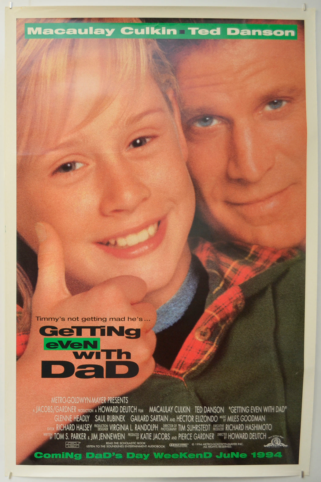 Getting Even With Dad Original One Sheet Poster - Film Poster - Movie Poster