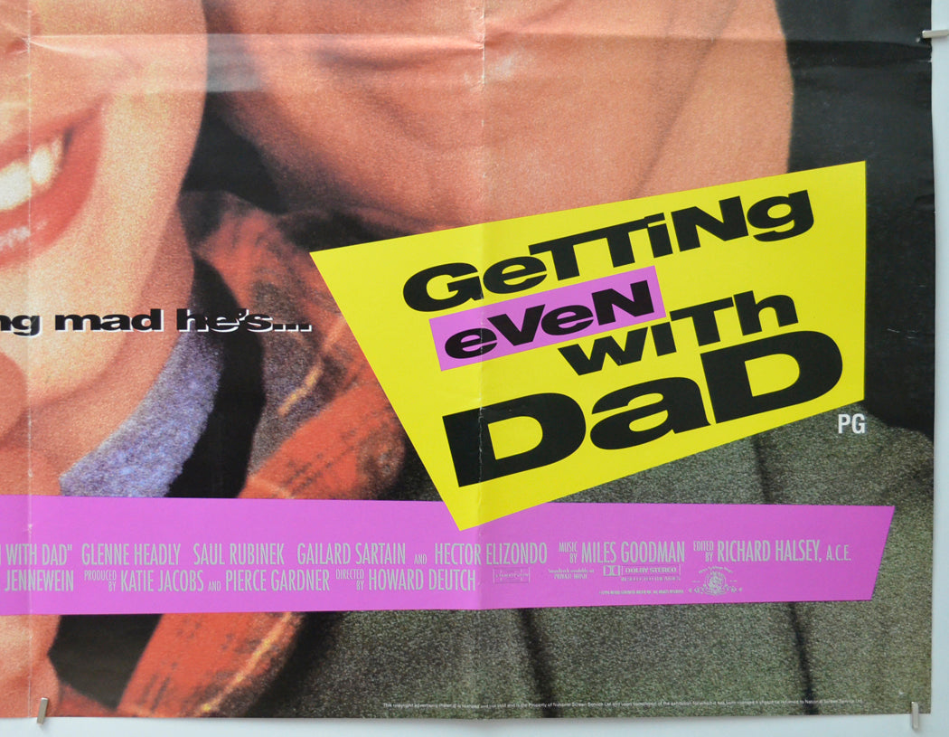 GETTING EVEN WITH DAD (Bottom Right) Cinema Quad Movie Poster 