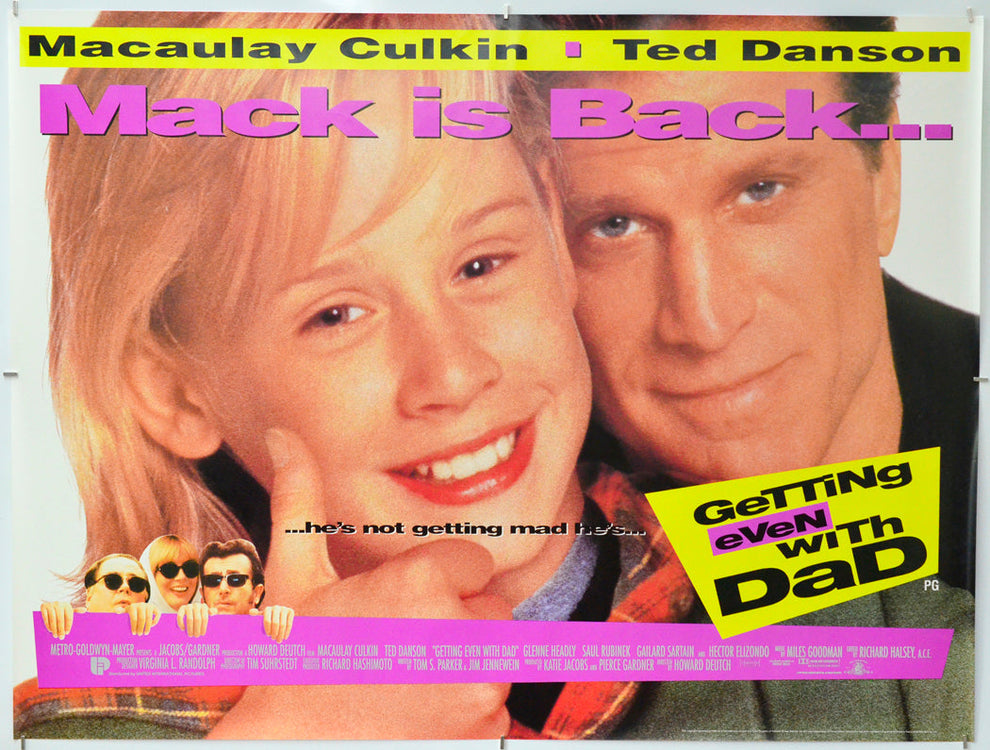 “Getting Even With Dad” Original Quad Poster - Film Poster - Movie Pos ...