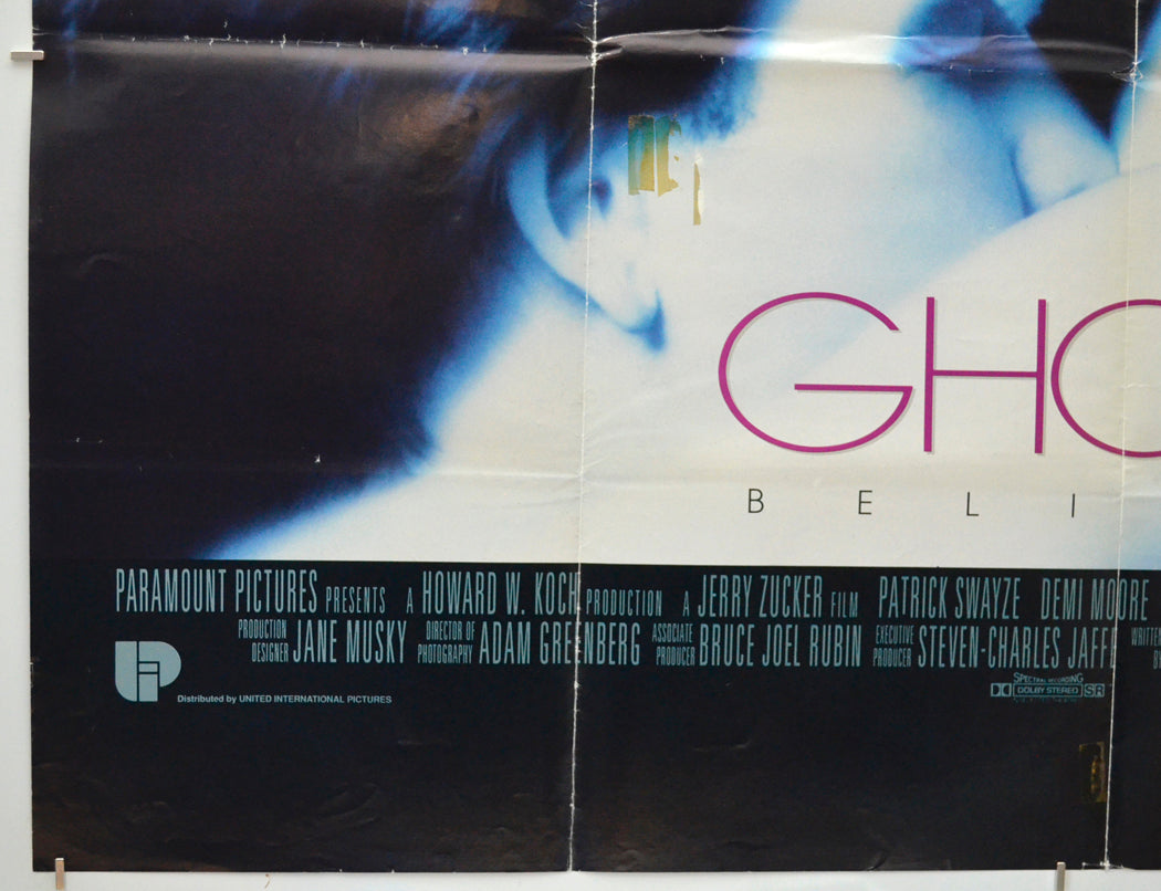 GHOST (Bottom Left) Cinema Quad Movie Poster 