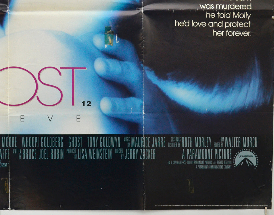 GHOST (Bottom Right) Cinema Quad Movie Poster 