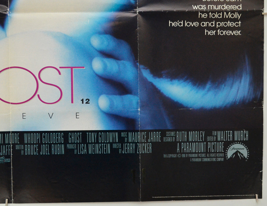 GHOST (Bottom Right) Cinema Quad Movie Poster 