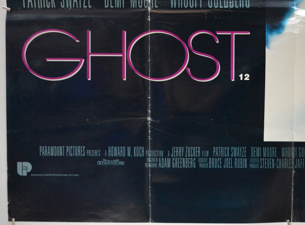 GHOST (Bottom Left) Cinema Quad Movie Poster 