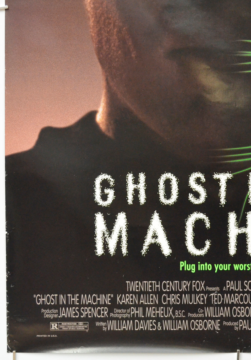 GHOST IN THE MACHINE (Bottom Left) Cinema One Sheet Movie Poster 