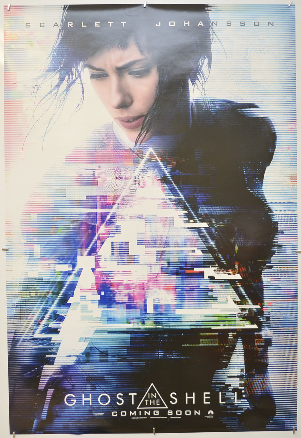 Ghost In The Shell (Teaser / Advance Version) Original One Sheet Poster - Film Poster - Movie Poster