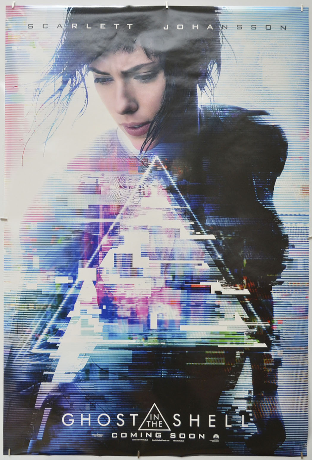 Ghost In The Shell (Teaser / Advance Version ) Original One Sheet Poster - Film Poster - Movie Poster