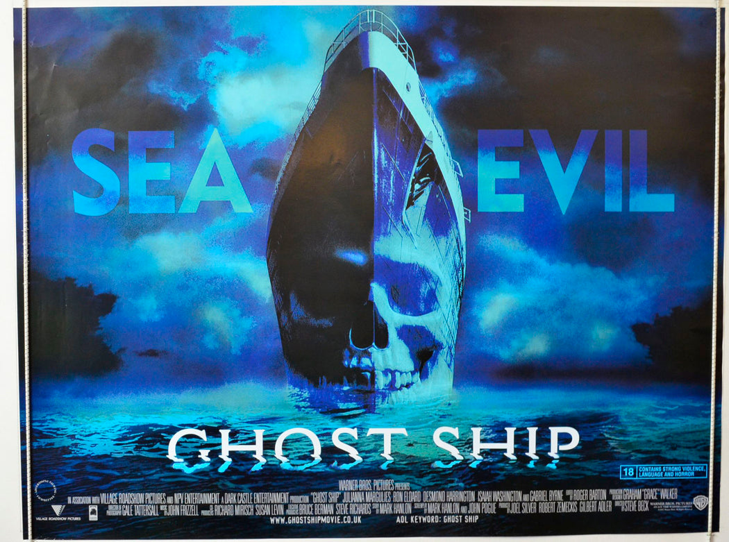 Ghost Ship Original British Quad Poster - Movie Poster