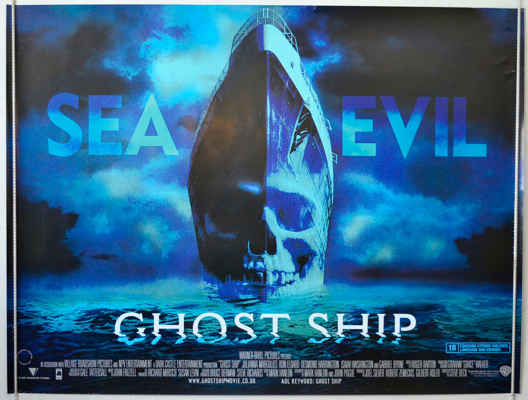 Ghost Ship Original British Quad Poster - Movie Poster