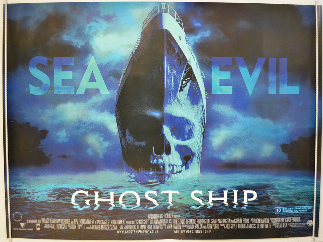 Ghost Ship  Original Quad Poster - Film Poster - Movie Poster