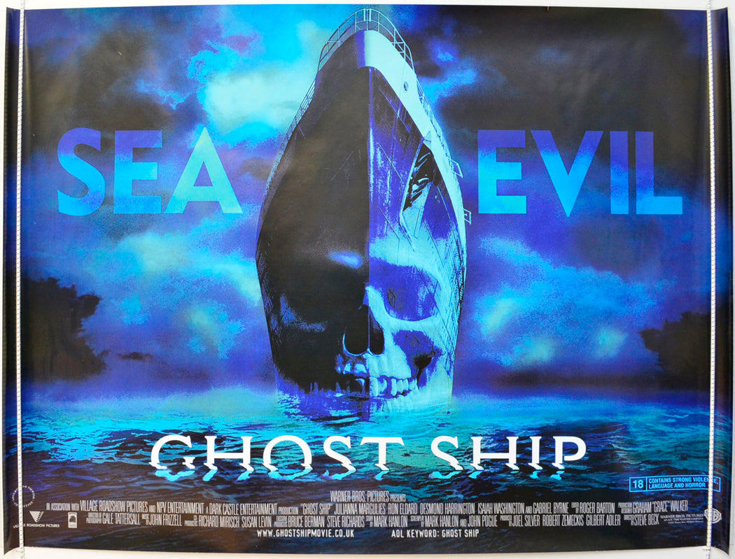 Ghost Ship Original British Quad Poster - Film Poster - Movie Poster 