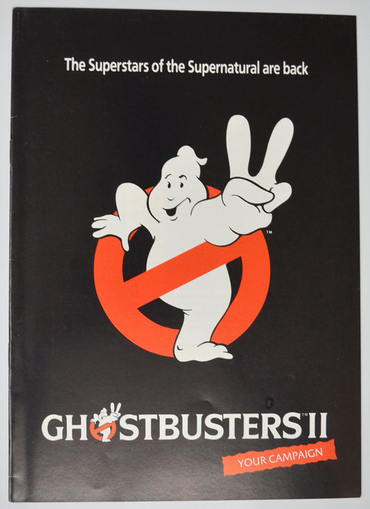 Ghostbusters II Original 12 Page Cinema Exhibitors Campaign Pressbook (UK)