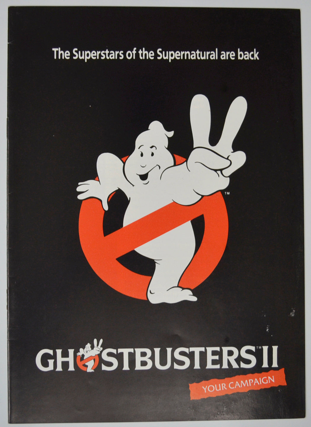 Ghostbusters II Original 12 Page Cinema Exhibitors Campaign Pressbook (UK)