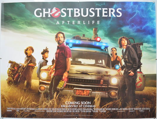 Ghostbusters Afterlife - Original Quad Poster - Film Poster - Movie Poster