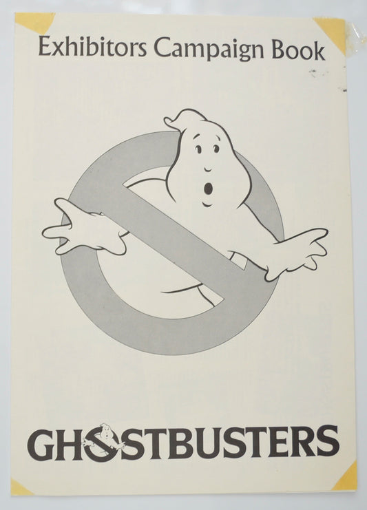 Ghostbusters Original 4 Page Cinema Exhibitors Campaign Pressbook (UK)