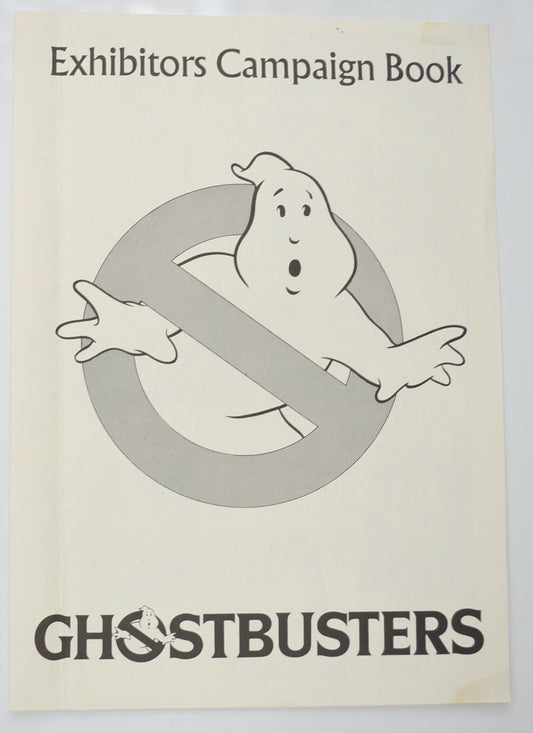 Ghostbusters Original 4 Page Cinema Exhibitors Campaign Pressbook (UK)