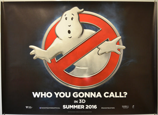 Ghostbusters  (Teaser / Advance Version)   Original Quad Poster - Film Poster - Movie Poster