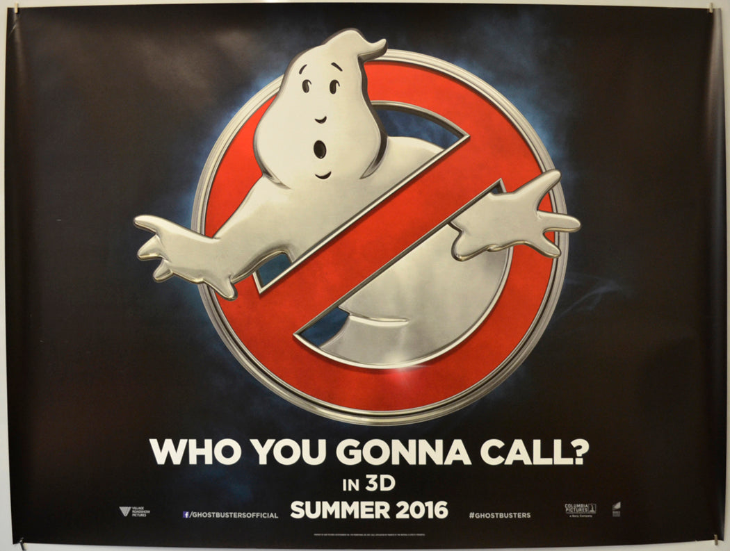 Ghostbusters  (Teaser / Advance Version)   Original Quad Poster - Film Poster - Movie Poster