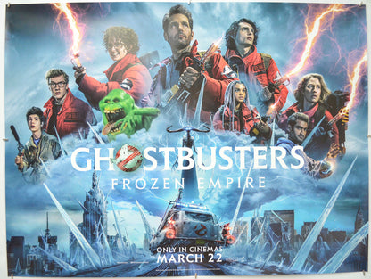 Ghostbusters: Frozen Empire Original Cinema Quad Movie Poster 