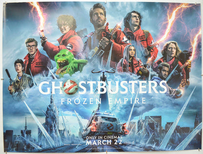 Ghostbusters: Frozen Empire Original Cinema Quad Movie Poster 