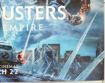 Ghostbusters: Frozen Empire Original Cinema Quad Movie Poster - Bottom Right