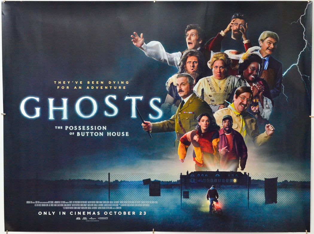 Ghosts: The Possession of Button House - Original Quad Poster - Film Poster - Movie Poster