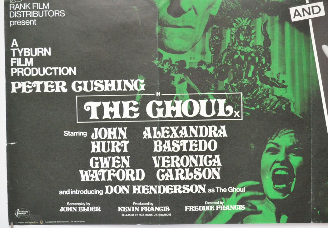 THE GHOUL / I DON’T WANT TO BE BORN (Bottom Left) Cinema Quad Movie Poster 