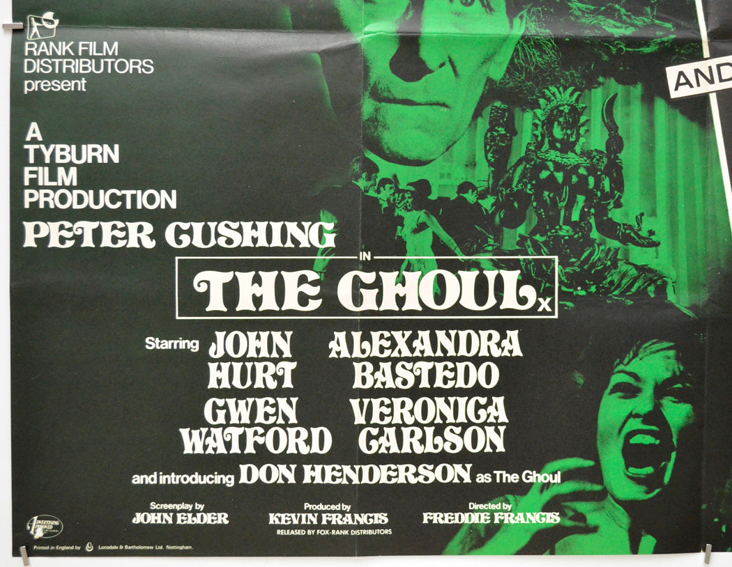 THE GHOUL / I DON’T WANT TO BE BORN (Bottom Left) Cinema Quad Movie Poster 