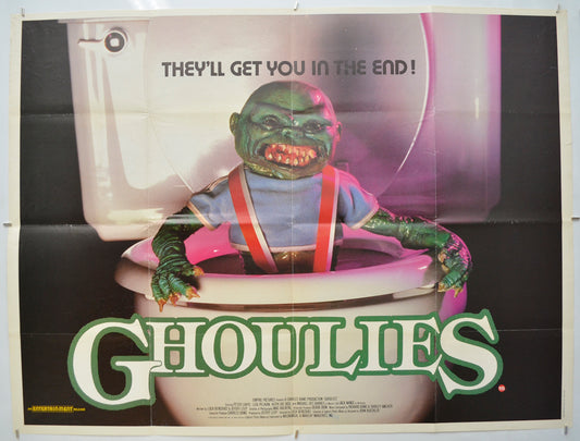 Ghoulies Original Quad Poster - Film Poster - Movie Poster