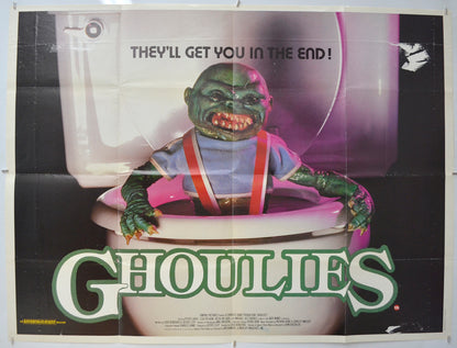 Ghoulies Original Quad Poster - Film Poster - Movie Poster