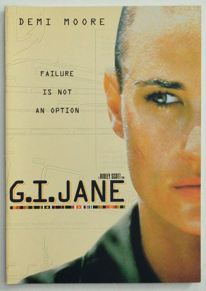 G.I. Jane   Original 28 Page Cinema Exhibitors Production Information Brochure