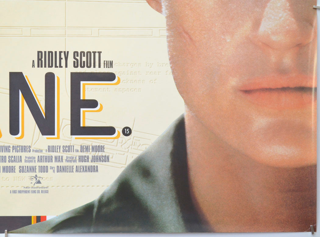 G.I. JANE (Bottom Right) Cinema Quad Movie Poster 