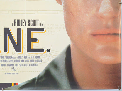 G.I. JANE (Bottom Right) Cinema Quad Movie Poster 