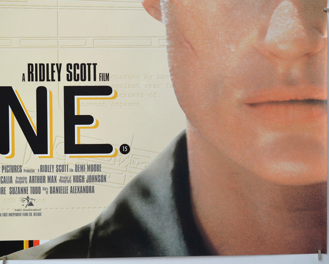 G.I. Jane (Bottom Right) Cinema Quad Movie Poster 