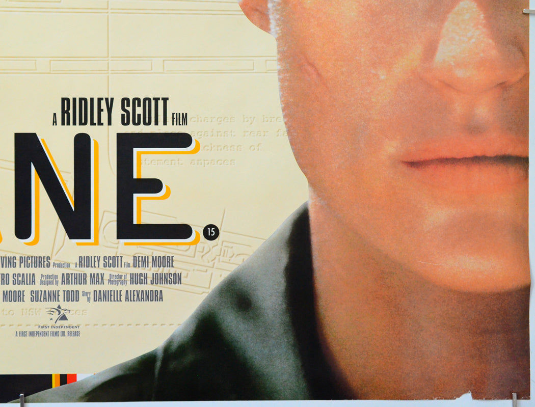 G.I. Jane (Bottom Right) Cinema Quad Movie Poster 