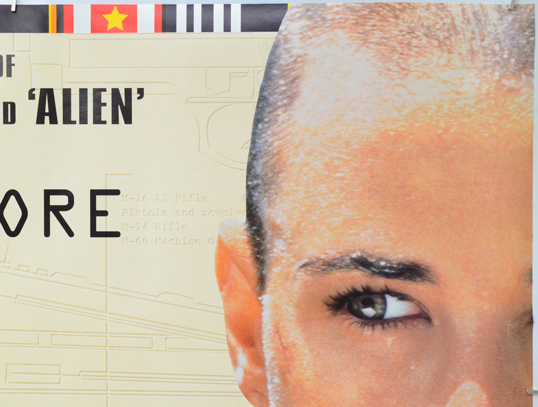 G.I. Jane (Top Right) Cinema Quad Movie Poster 