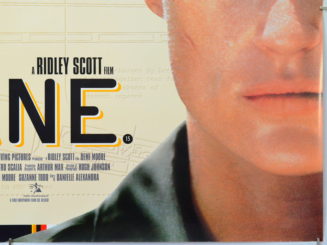 G.I. Jane (Bottom Right) Cinema Quad Movie Poster 