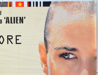 G.I. Jane (Top Right) Cinema Quad Movie Poster 