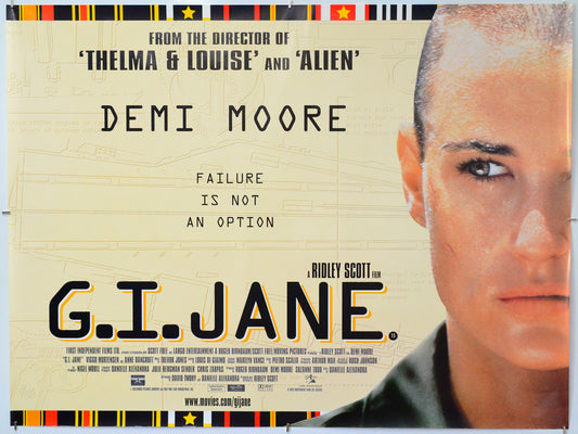 G.I. Jane - Original Quad Poster - Film Poster - Movie Poster