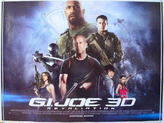 G.I. Joe - Retaliation Original British Quad Poster - Film Poster - Movie Poster 