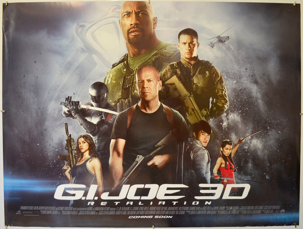 G.I. Joe - Retaliation  Original Quad Poster - Film Poster - Movie Poster