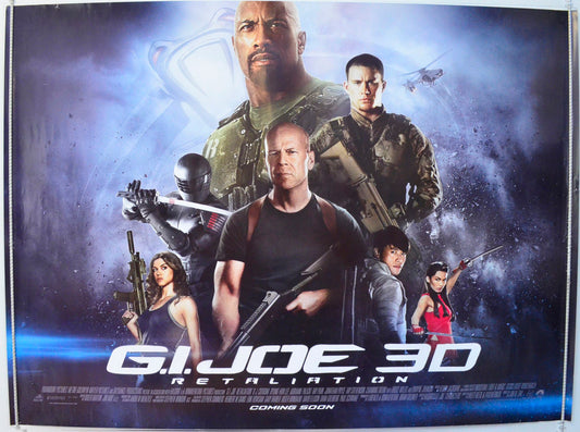 G.I. Joe - Retaliation Original British Quad Poster - Film Poster - Movie Poster 